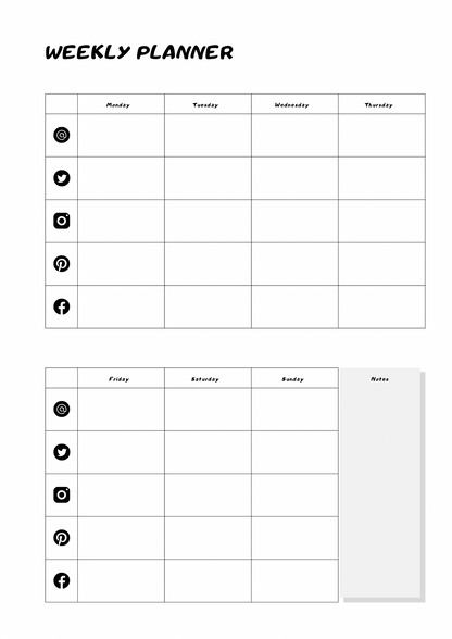 FREE SOCIAL MEDIA  PLANNER-32 PAGES TO HELP YOU PLAN YOUR BUSINESS SOCIAL MEDIA