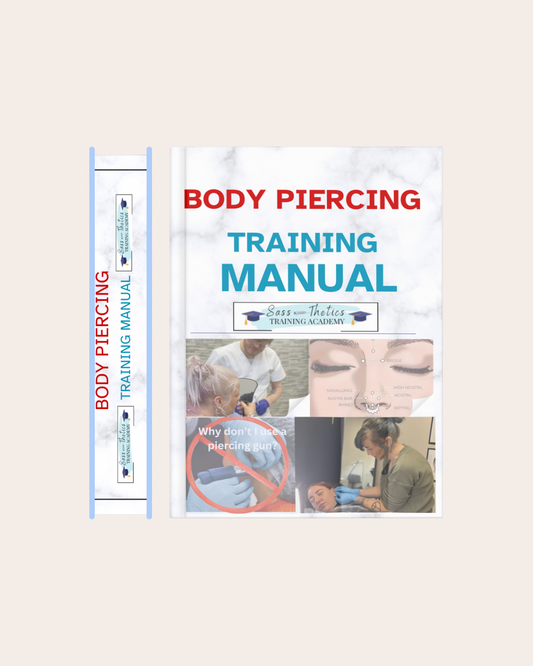 DIGITAL DOWNLOAD-Body Piercing Training Manual & TEACHING PLAN