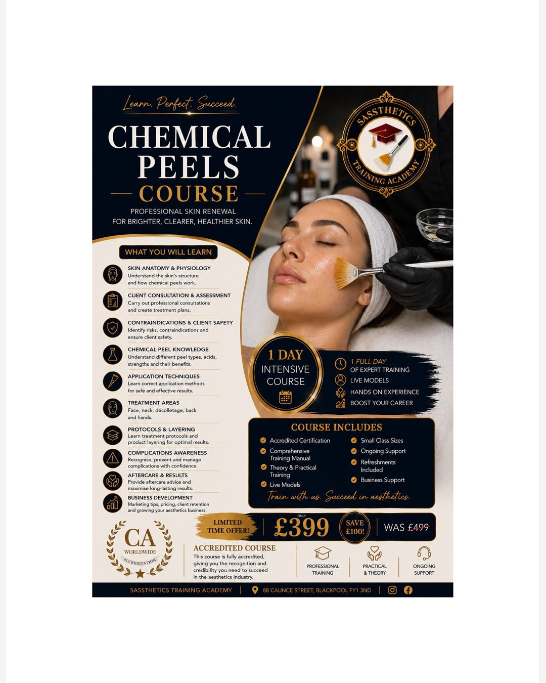 Chemical Peel Training Course Blackpool