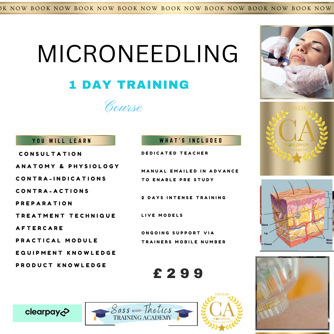 Microneedling  Training Course. 8th May  2026 . Pay just  50%today.