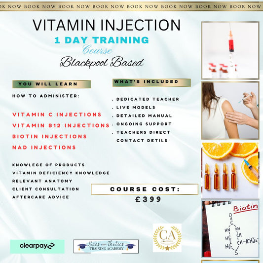 Vitamin Injection Training Course Friday 31st October 2025