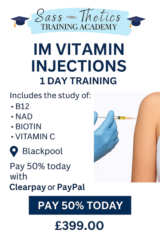 Vitamin Injection Training Course Friday 31st October 2025