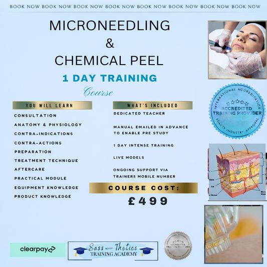 Chemical Peel Training Course 29th January 2026. Pay just 50% today .