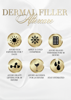 FREE DOCUMENT. DERMAL FILLER AFTER CARE POSTER. EDIT THEM ACCORDINGLY