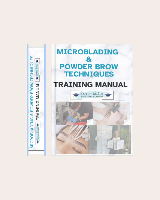 IMMEDIATE  DOWNLOAD- Microblading Training Manual & TEACHING PLAN