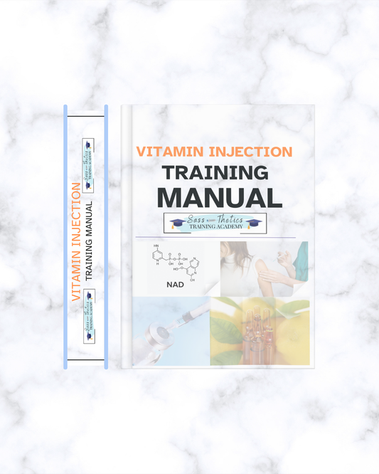 IMMEDIATE DOWNLOAD-Vitamin Injection Training Manual  & APPROVED TEACHING PLAN