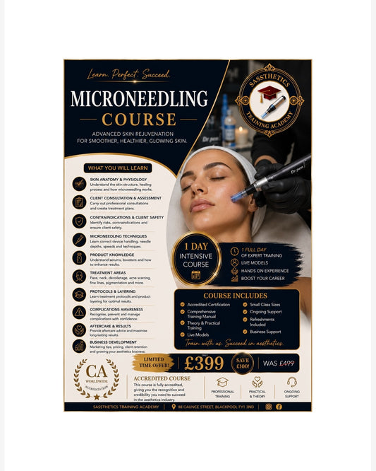 Microneedling  Training Course Blackpool