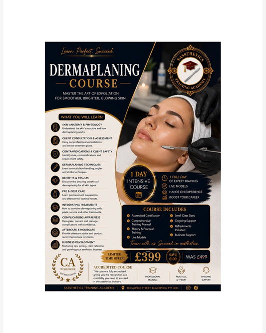 Dermaplaning  Training Course Blackpool
