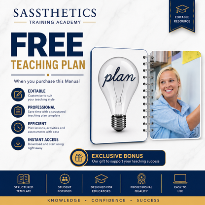DIGITAL DOWNLOAD-Body Piercing Training Manual & TEACHING PLAN