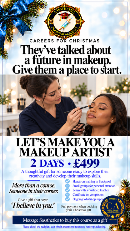 Career for Christmas Voucher -Let’s make you a Make-up Artist.