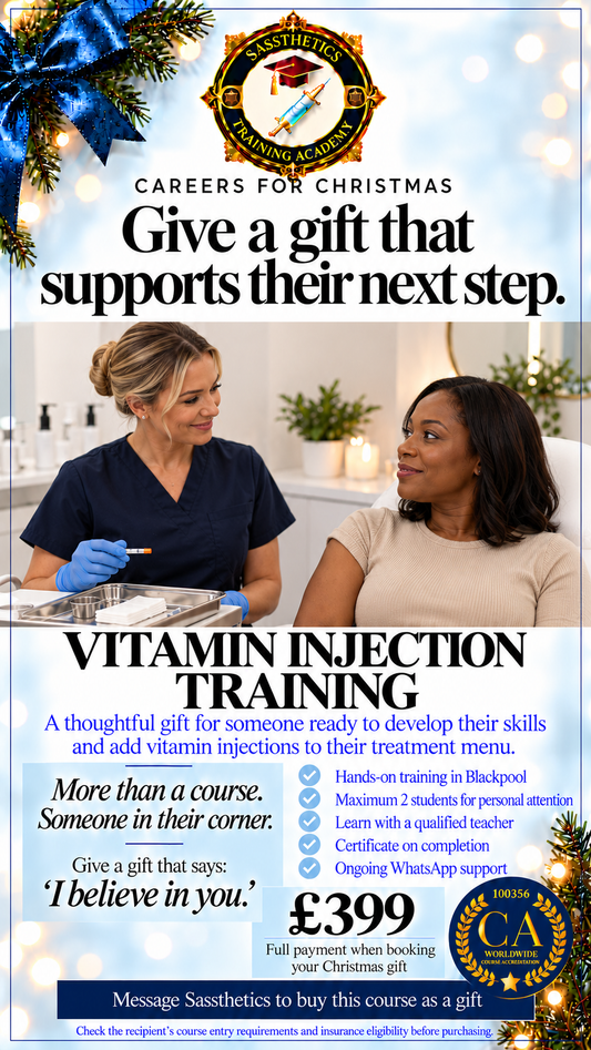 Career for Christmas Voucher -Vitamin Injections Training Course .