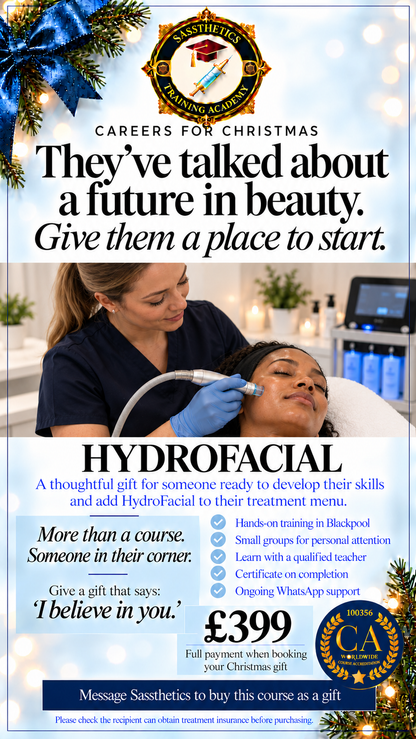 Career for Christmas Voucher -Hydro Facial & Dermaplanning